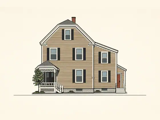 Drawing of 114 Sylvan Street. No photo available.