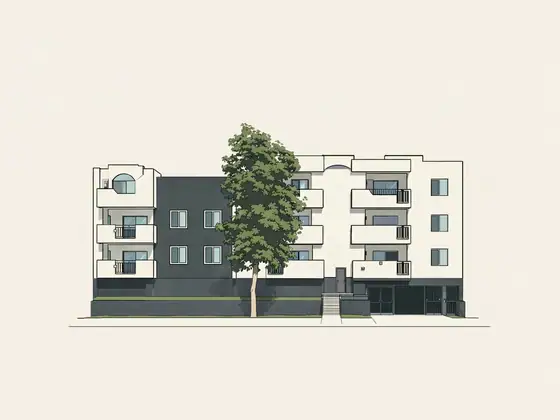 Drawing of Harmony Gates Apartments. No photo available.