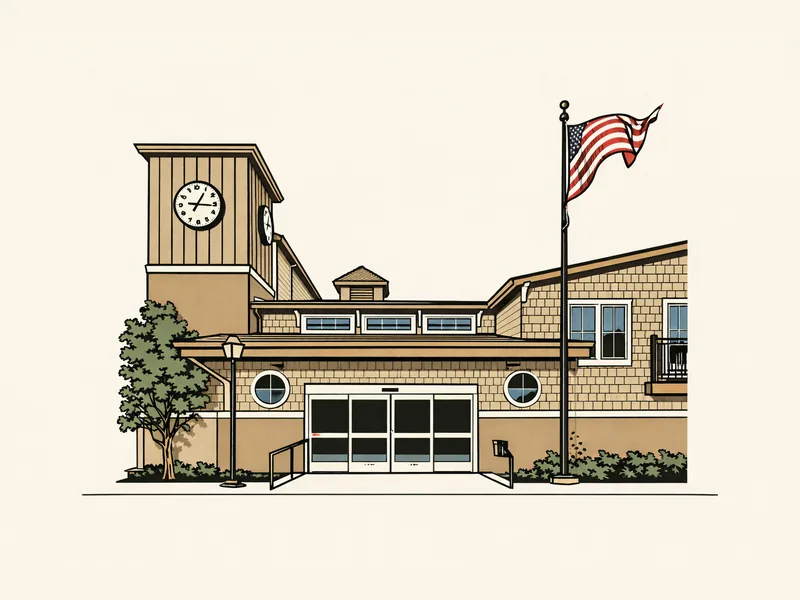 Drawing of Thatcher Yard Housing. No photo available.
