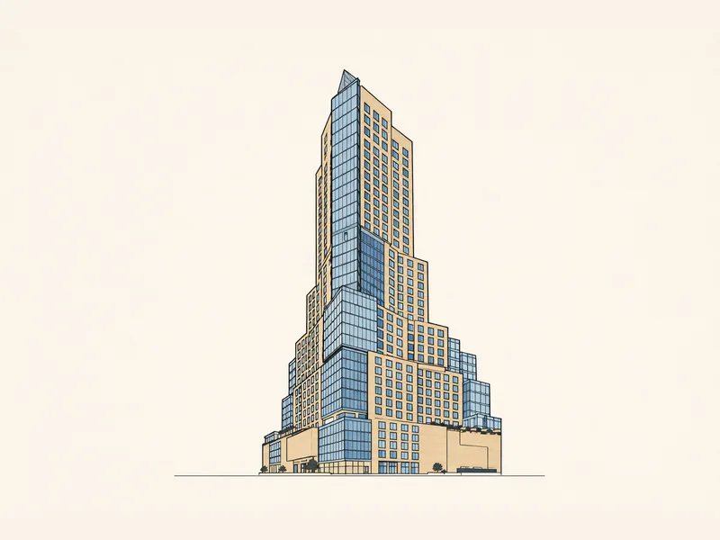 Drawing of The Grand LA. No photo available.
