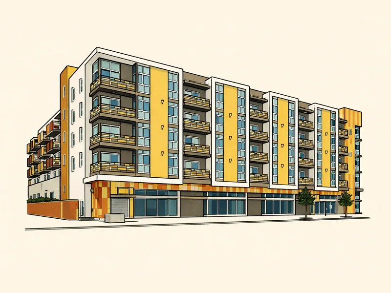 Drawing of The Metro at Hollywood Senior Apartments. No photo available.