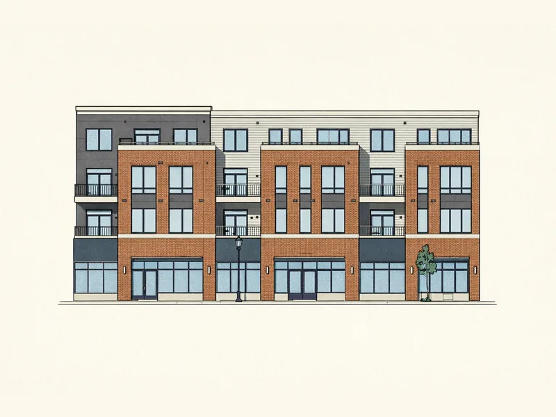 Drawing of University Square. No photo available.