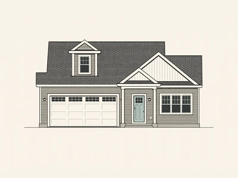Drawing of Weathervane at Patriot Pines. No photo available.