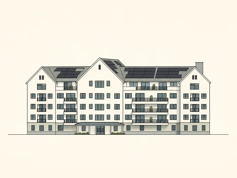 Drawing of Wilton Center Lofts. No photo available.