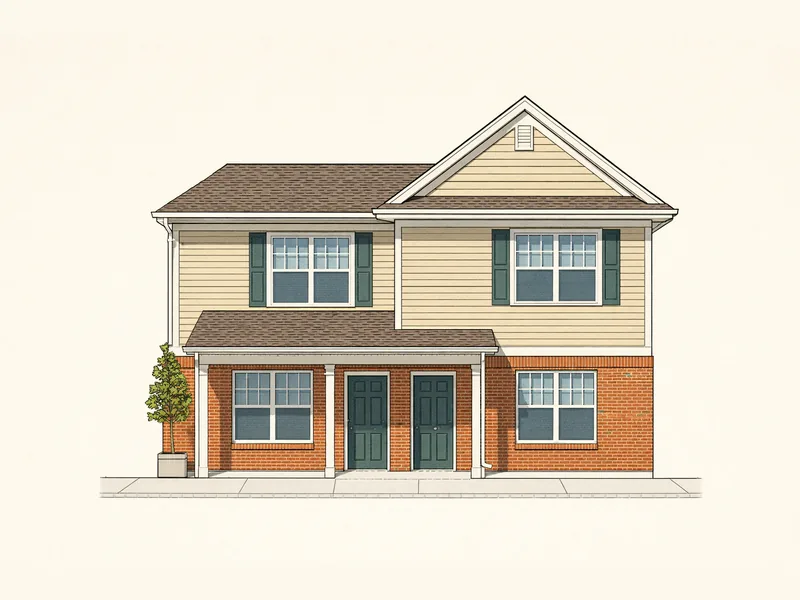 Drawing of Windsor Crescent. No photo available.